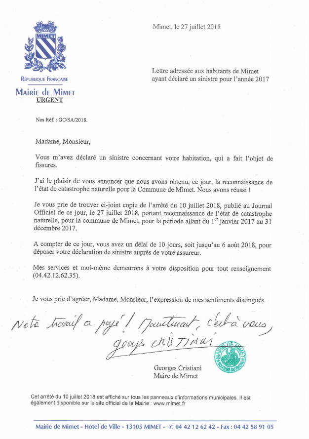 lettre rencontre maire